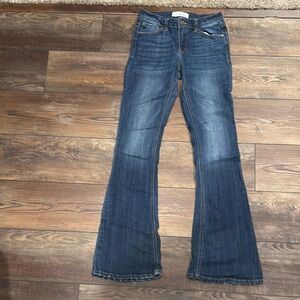 Women's Blue Flared Jeans